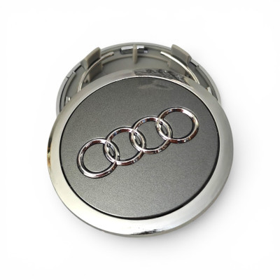 Ковпачки (заглушки) в диски Audi, сірі 60\53-57мм 4B0 601170 A